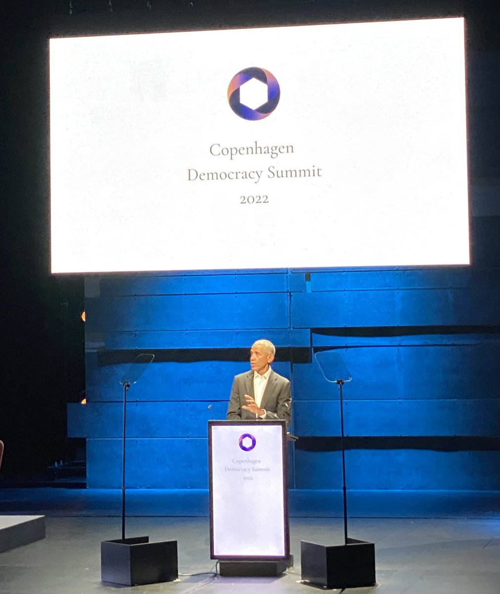 If we want to nourish #democracy we need to fight for it! @BarackObama at #CDS2022