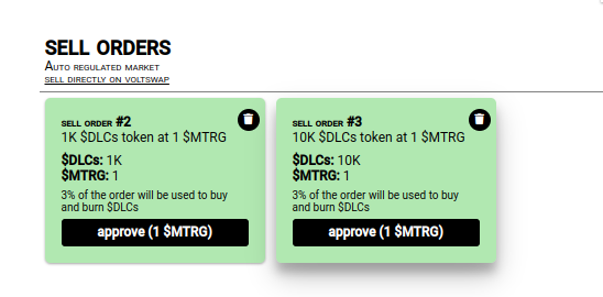DailyCoin6's tweet photo. Our #sell order system is now live. You can use it directly in our platform. This will be the second way to get $DLCs tokens, buying it from another users. Don't buy the first sell orders because it is only for testing purposes. Go and try to get the next bag of #tokens https://t.co/DNvVXeBpww