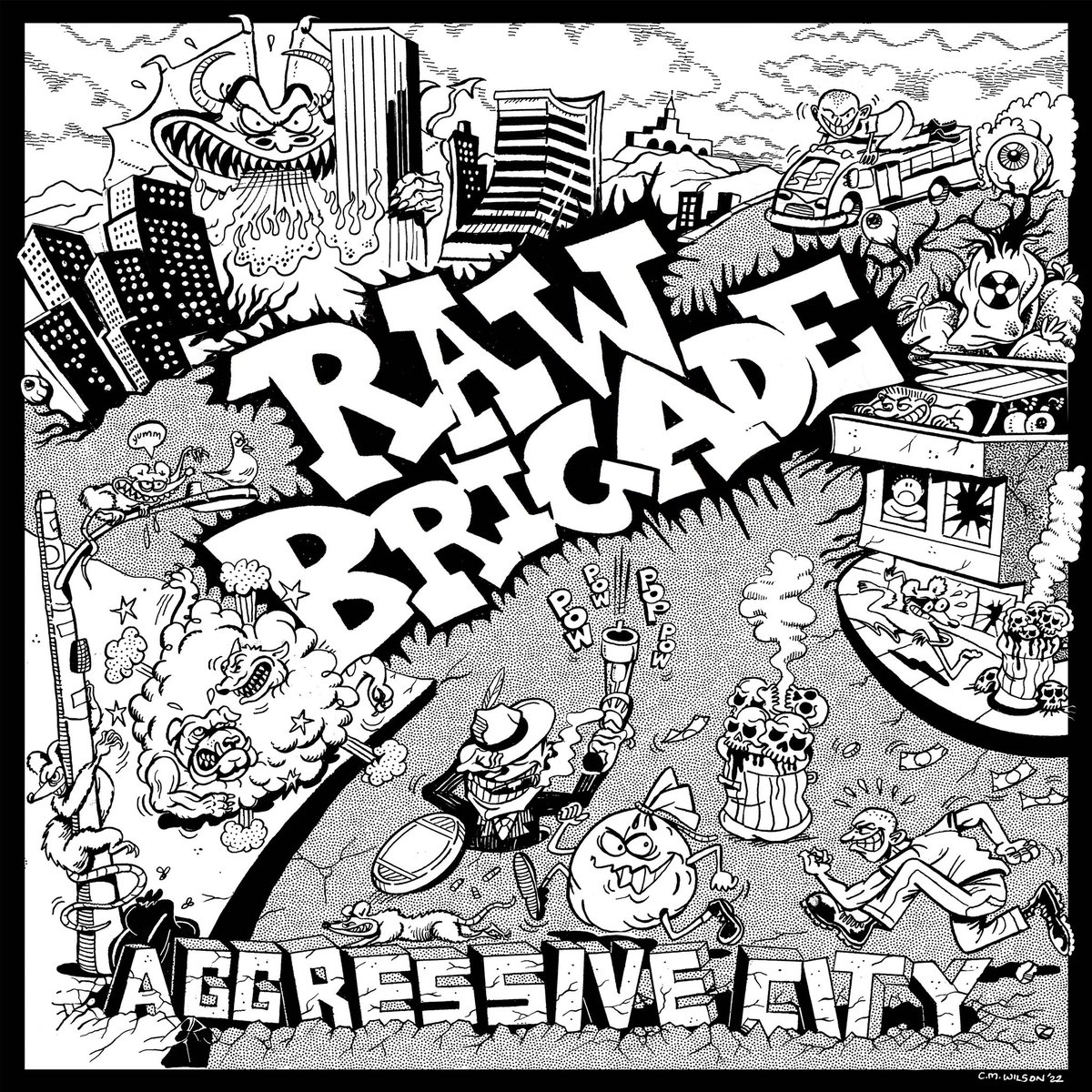 Aggressive City by RAW BRIGADE is out now and available for purchase on our store along with new merch.

cashonlyrecords.limitedrun.com