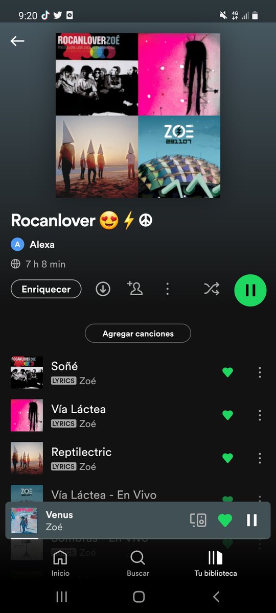 AlhexaDi's tweet photo. En #MiPlaylistDeViernes suena @zoetheband!!! 😉☮🤍
Será que puedan poner una canción de ellos??? Por fa 🙂🙂🙂
@yaparateoficial
#Rocanlover @LeonBenLarregui https://t.co/BeEe3jLEFp