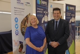 SNIPEFnews's tweet photo. Our Acting Chief Executive #StephanieLowe meeting with the Minister for Further Education, Youth Employment and Training @JamieHepburn at the fantastic #SkillPlumb Competition https://t.co/EBcn4PIIXh