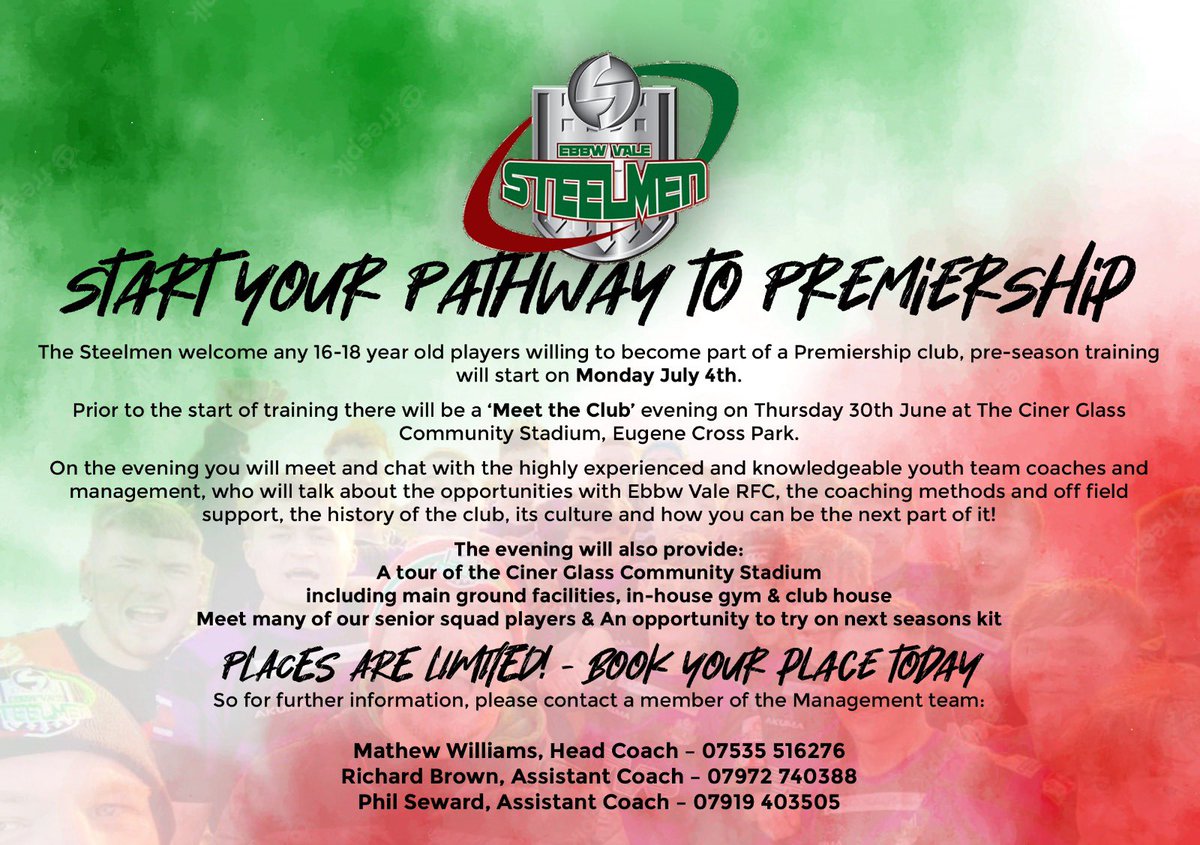 Ebbw Vale Rugby tweet media