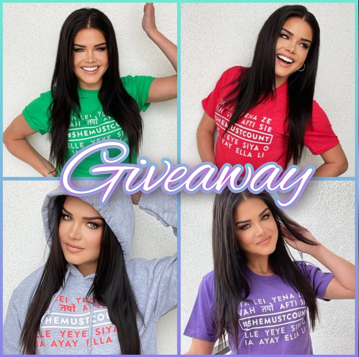 Jisooyavgero's tweet photo. Hey guys, I'd like to give away 2 items from @withoutxfilms and FFLV's #SheMustCount campaign in honor of Marie's birthday next week. 
If you would like to win a item, please leave a🦋in the comments for this post and I will draw 2 winners on Marie's birthday (June 17th) (1/3) https://t.co/r5dFFxECyz