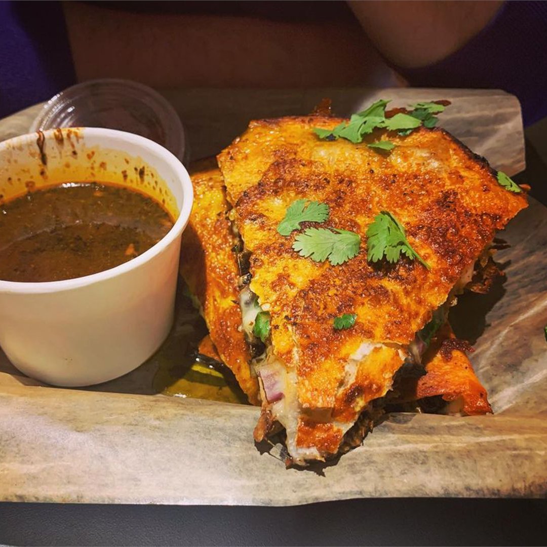 🧀cheese
🐄beef
🐖carnitas
y mas.

We stuff our quesadillas with the best stuff. Take a look at our menu to see more of the stuff we've got. #stuff