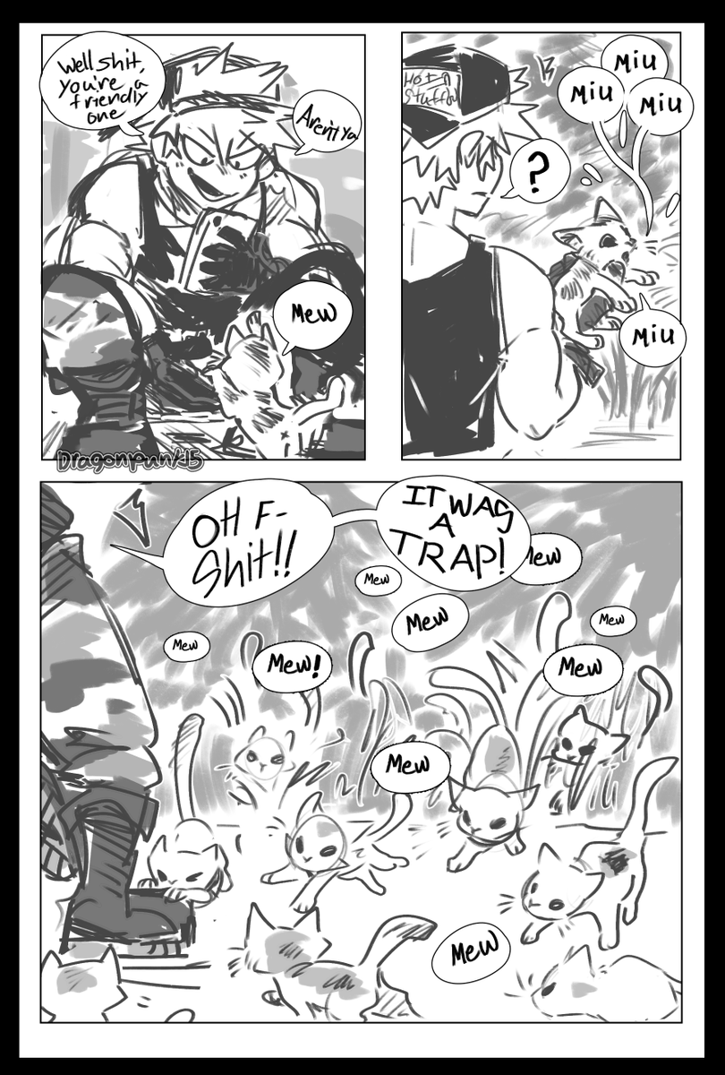 dragonpunk15's tweet photo. #BakugouKatsuki 
you've gotta be kitten me! https://t.co/ldQAGvVcEk