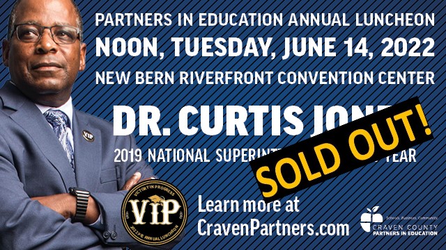 CravenCoPIE's tweet photo. #DidYouKnow Dr. Curtis Jones, our PIE Luncheon keynote speaker is a passionate educator, dedicated to developing students as scholars, leaders, and good citizens. When he joined Bibb County School District in 2015, Dr. Jones set one of his first long-term goals: 1/2 https://t.co/dwxe8mnSFM