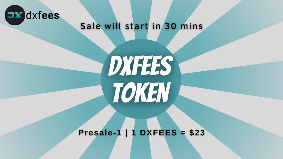 UnifeesToken's tweet photo. Finally, the long wait for Friday, June 10th is coming to an end. FEES holders are you ready for the 1st presale?
The sale will start in 30 mins

Pre Sale link- https://t.co/CD0iN27xAk

@UnifeesDex @zilliqa #DXFEES #Unifees https://t.co/vxvTgmBT25