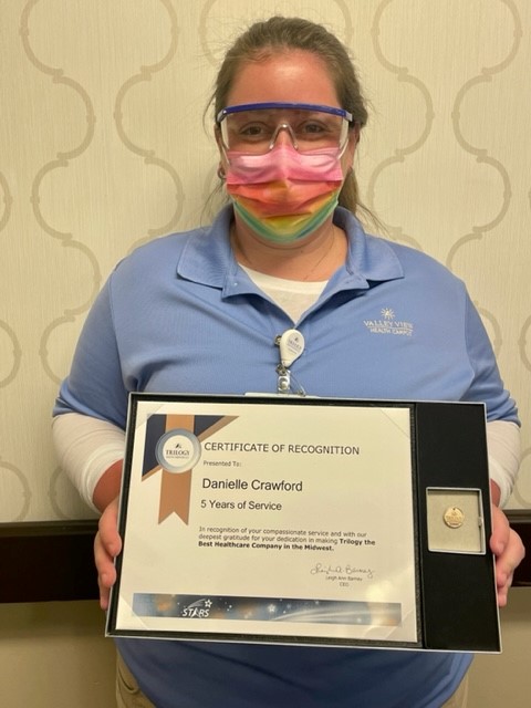 ValleyViewHC's tweet photo. Celebrating milestones of service at Valley View! We are so happy to have you on our team, thanks for your dedication and service to our residents! https://t.co/nN21OQZEby