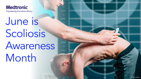 June is Scoliosis Awareness Month: Bathing suit season is a great time to check for signs of scoliosis. Become familiar with a common scoliosis screening test by clicking here: bit.ly/3NErx6B