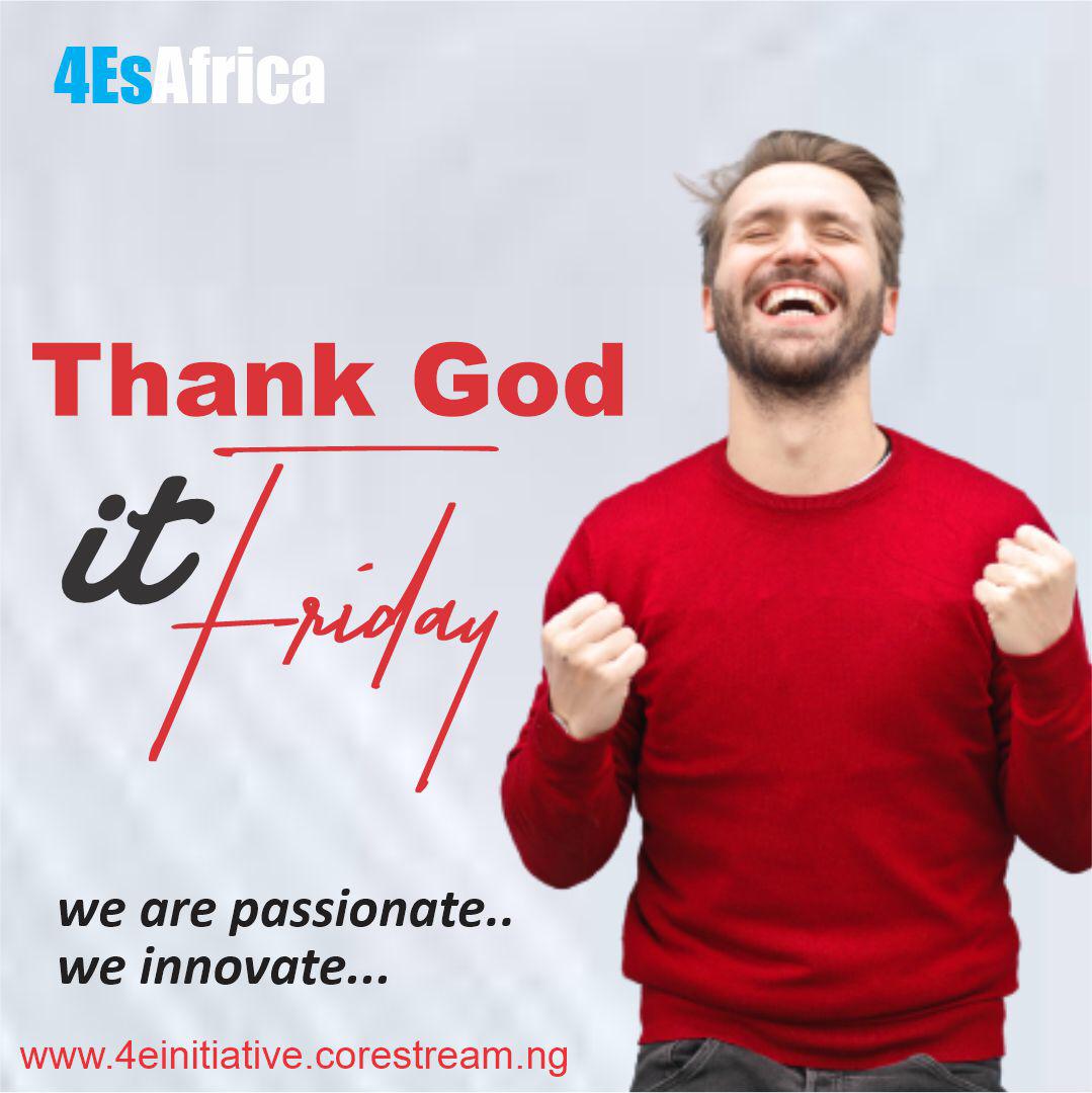 4esafrica's tweet photo. It's Friday,
Remember we are passionate and innovative in Training you on world most required Tech skills .
#4EsAfrica
#Tech_solution
#webdesign
#softwaredeveloper
#serious_Friday
#techbusiness
#Ai
#robotics
#corephp https://t.co/Lc7TtdISrO