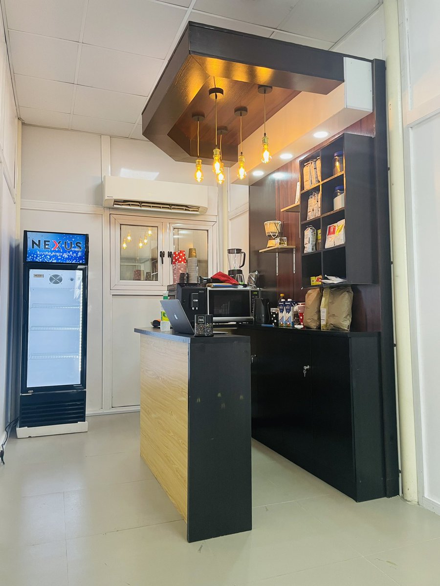 Beautifully simple!

@JRFarmsAfrica new Corporate Coffee Shop in an office space in Lagos— enhancing productivity in work place.

Every workplace needs this! 

#JRCoffee #Breakfast #CoffeeBreak