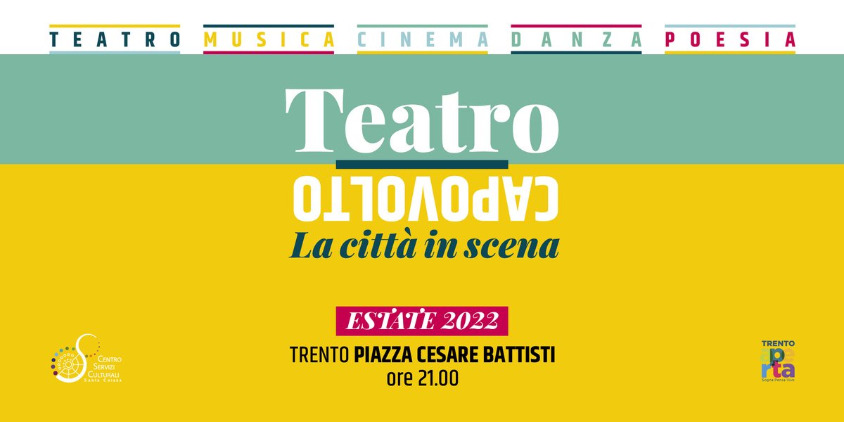 CentroSChiara's tweet photo. Tanta musica, danza, prosa, poetry slam, incontri letterari, cinema. Questo e molto altro ancora nel nuovo calendario di appuntamenti proposto dal Teatro Capovolto – La città in scena, la nuova Stagione estiva programmata dal Centro
Info https://t.co/8Lf5FFm2Ve https://t.co/uO9qCKPtrg