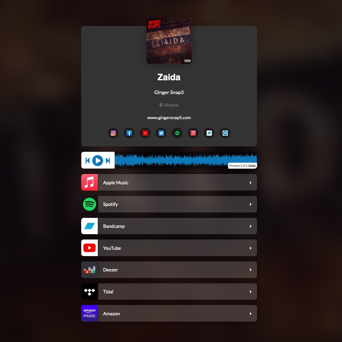 "ZAIDA" is out now on all streaming platforms 
➡ bit.ly/gs5zaida.
.
#gingersnap5 #gs5 #music #ukraine #newrelease #ukrainianmusic #hardmusic #electronicmusic #breakbeat #bigbeat #industrialmusic #electronic #beats #war #Україна #війна #warmusic