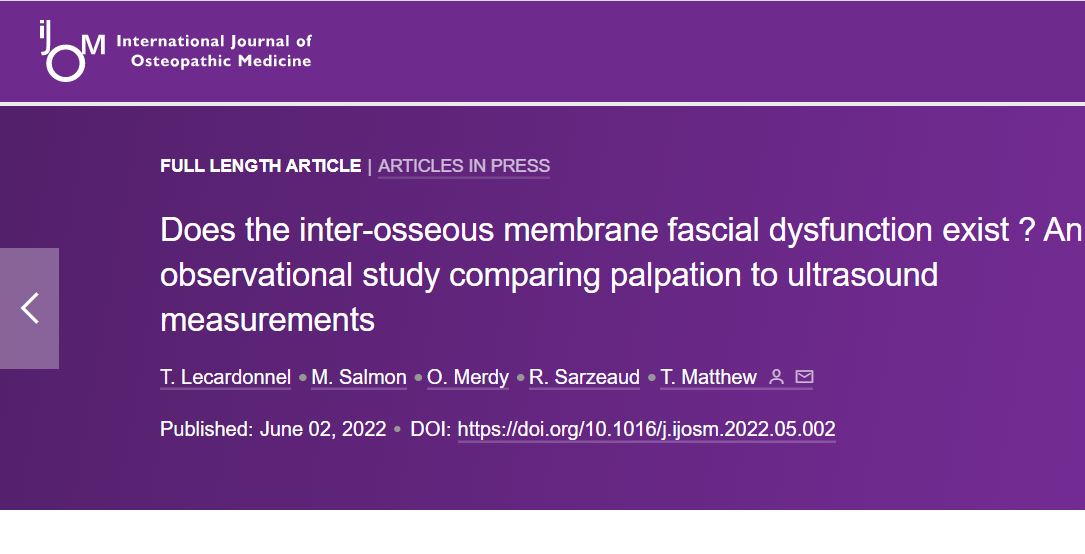 👏Félicitations à Thomas LECARDONNEL, Thomas MATTHEW, Olivier MERDY, Robert SARZEAUD et Maxime SALMON pour ce nouvel article publié dans l'#IJOM (International Journal of Osteopathic Medicine).
👇
journalofosteopathicmedicine.com/article/S1746-…
