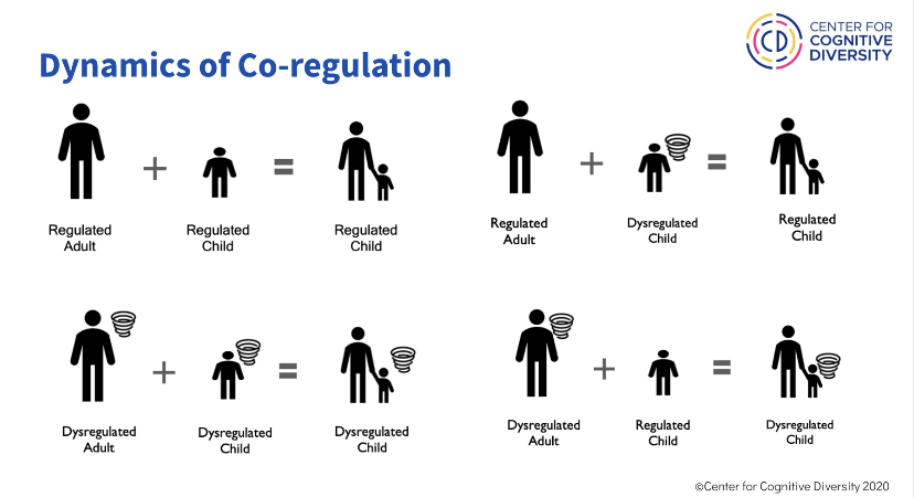 Knowsley_SfLaB's tweet photo. We talk a lot about how children need to learn to self-regulate in order to manage their emotions, resist impulses and empathize but we don’t always acknowledge that the foundation of self-regulation is co-regulation with safe, emotionally stable adults. @cogdivcenter #IMHAW22 https://t.co/b2MOaIIaQq