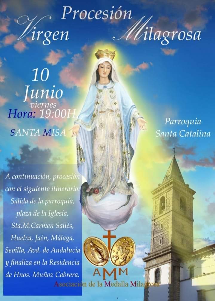 🎺🥁 Esta tarde volverá a sonar nuestra música y será para acompañar a la Virgen Milagrosa de Pozoblanco en su desfile procesional.

⛪ Desde la Parroquia Santa Catalina de Alejandría.
🕖 A las 19:00 h

#Soledad
