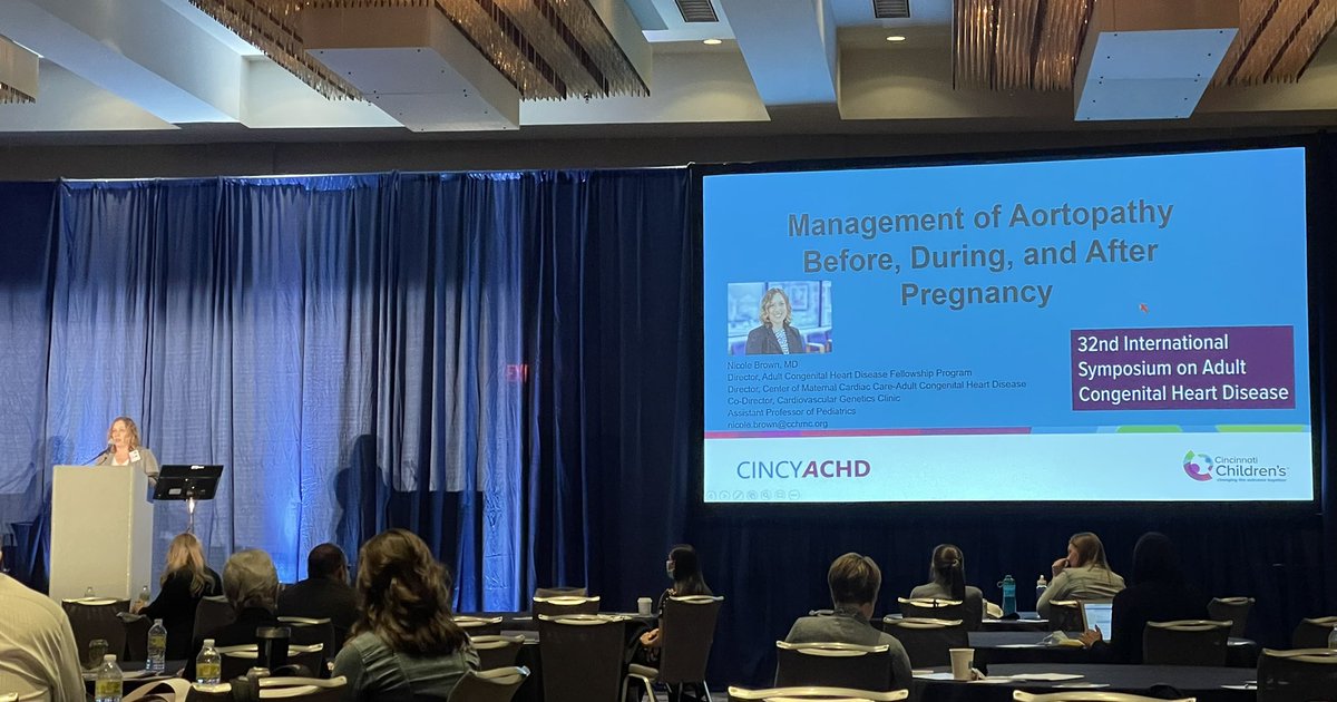 <a href="/nicbrownmd/">nicbrownmd</a> speaking on aortopathy in pregnancy #cardioobstetrics #ACHD2022 <a href="/NKasparian/">Dr. Nadine Kasparian</a> <a href="/katch_md/">KATCH-MD</a> <a href="/LubertMD/">Adam Lubert</a> <a href="/KateAltaWilcox/">Kate Alta 👩🏼‍🦰</a> <a href="/jsaef1/">Josh Saef</a> <a href="/nicomillard/">Nicollette Millard</a> <a href="/AmyRich42978254/">Amy Rich</a> <a href="/ddefariayeh/">Doreen DeFaria Yeh, MD</a> <a href="/learnmd/">Christopher Learn</a> <a href="/sasha_opo/">Alexander (Sasha) Opotowsky</a> <a href="/AriCedars/">Ari Cedars</a> <a href="/AnneValente1/">Anne Valente</a> @ShaineMorris1 <a href="/SaurbhRajpal/">Saurabh Rajpal</a> <a href="/TriHealth/">TriHealth</a> <a href="/CincyKidsHeart/">Cincinnati Children's Heart Institute</a>
