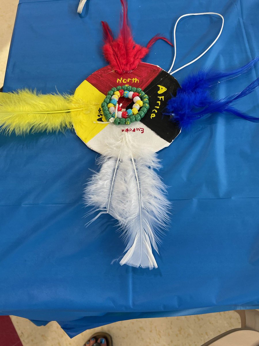 On June 9th, our Parent Council hosted a Family Engagement Evening. With the support of the Alberta School Council Engagement grant, our parents invited Elder Philip Campiou to share his Medicine Wheel Teachings. Each family then made their own Medicine Wheel. <a href="/EdmCathSchools/">ECSD</a>