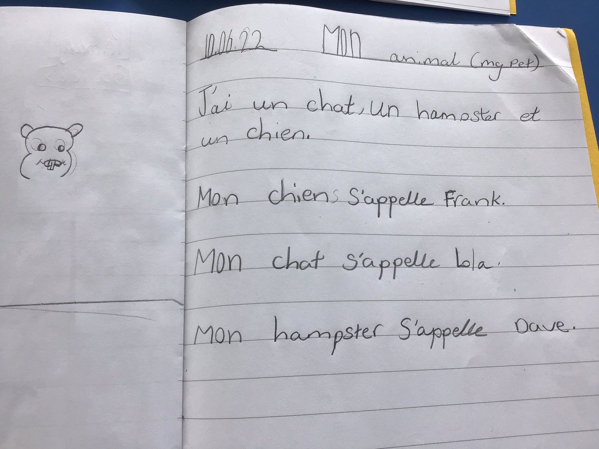 P5A really enjoyed the story “Aboie, George”. We learned some new vocabulary and we used a writing frame to help us produce amazing sentences. Well done everyone! <a href="/FernieleaSchool/">Fernielea School</a> @ecoledesloisirs