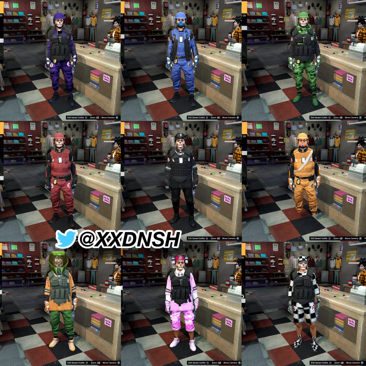 xxdnsh's tweet photo. Selling one of my personal account. PS4

CHARACTER 1

⁃ Level 4114 (survived from last rp reset)
⁃ 18 BEFF outfits
⁃ Beer hats, penitentiary coverall &amp; High flyer parachute unlocked
⁃ 80 DMO cars with nightclub &amp; facility complete set
- $450M banked
⁃ 100 scramjets to sell https://t.co/NLDySswfdH