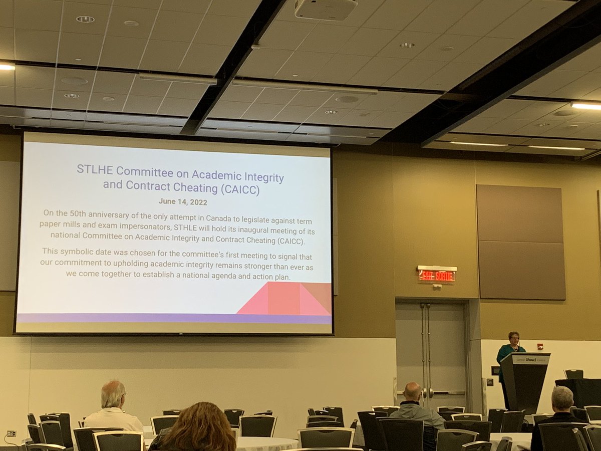 Launching June 14, 2022—50 years after Roy’s attempt—@STLHESAPES is launching SDTLHE Committee on Academic Integrity and Contract Cheating (CAICC) #STLHESAPES2022
