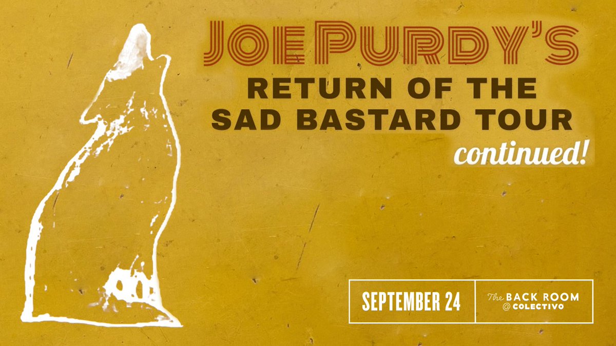 NEW SHOW: <a href="/joepurdy/">Joe Purdy</a> at The Back Room at Colectivo on September 24th. Tickets go on sale June 15th at 10AM » bit.ly/JPURDYMKE22