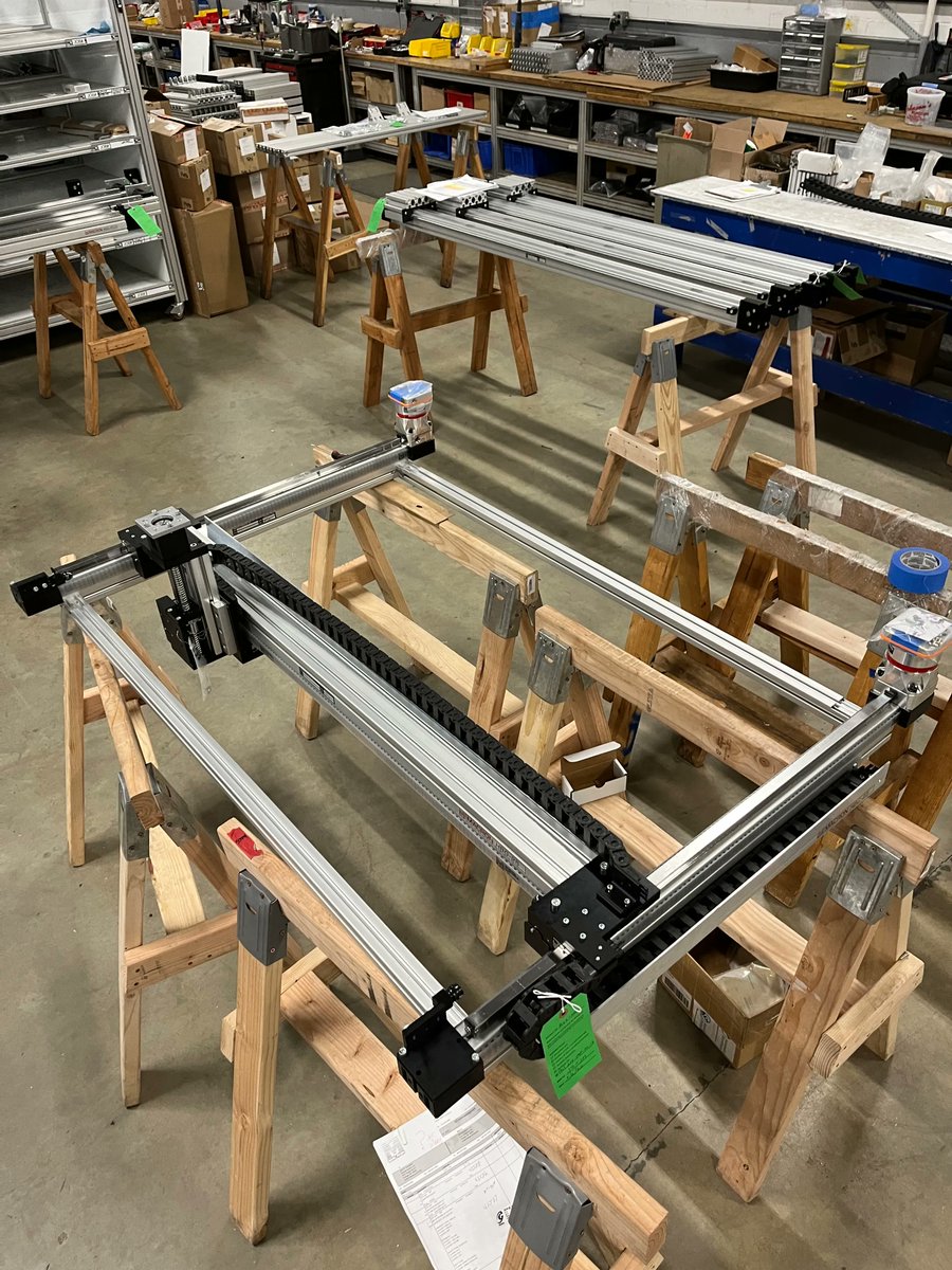 macrondynamics's tweet image. #MacronDynamics MGS-HBG-25 H-Bot gantry system has a simple design with one single belt that drives both axes.  Learn more about the configuration options of this H-Bot gantry system for your specific application here:  buff.ly/3MRJle8