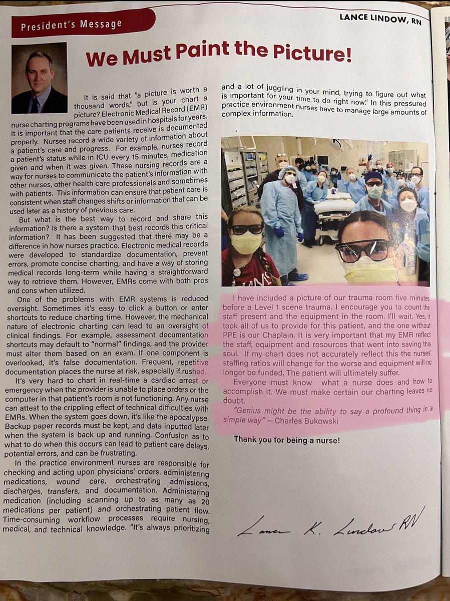 Not the ASBN Update saying that poor staffing ratios are due to nurses not charting adequately enough to show what nurses do. 🤡 I am so sick of this shit.