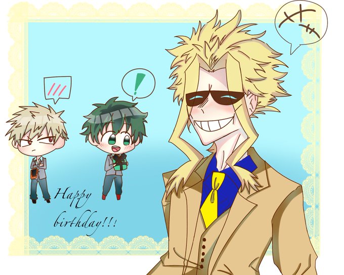 オールマイト誕生日のtwitterイラスト検索結果