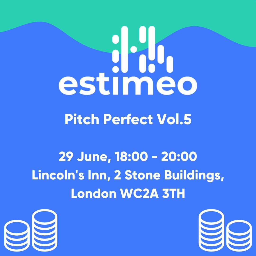 Rbbl_io's tweet photo. Estimeo is hosting an event in London where founders and investors can mingle. 🍸💰

Founders can pitch to investors. Experts will help you to improve your presentation skills and they could even invest in your startup.

Click the link below to sign up!
https://t.co/RV8u701lAu https://t.co/Qu2vEiMolZ