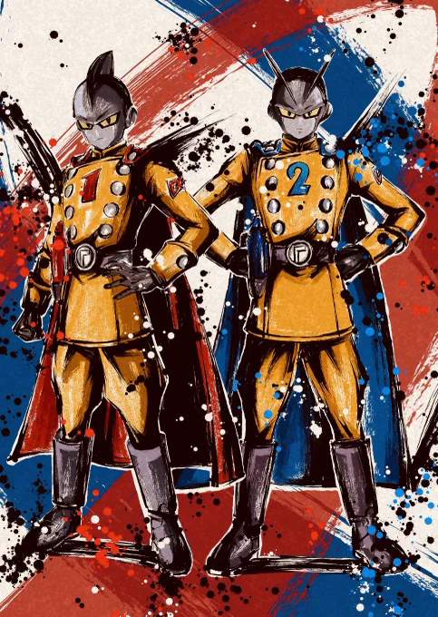 公開おめでとう!!  過去絵
#ドラゴンボール超スーパーヒーロー 
 #ピッコロ  #孫悟飯 