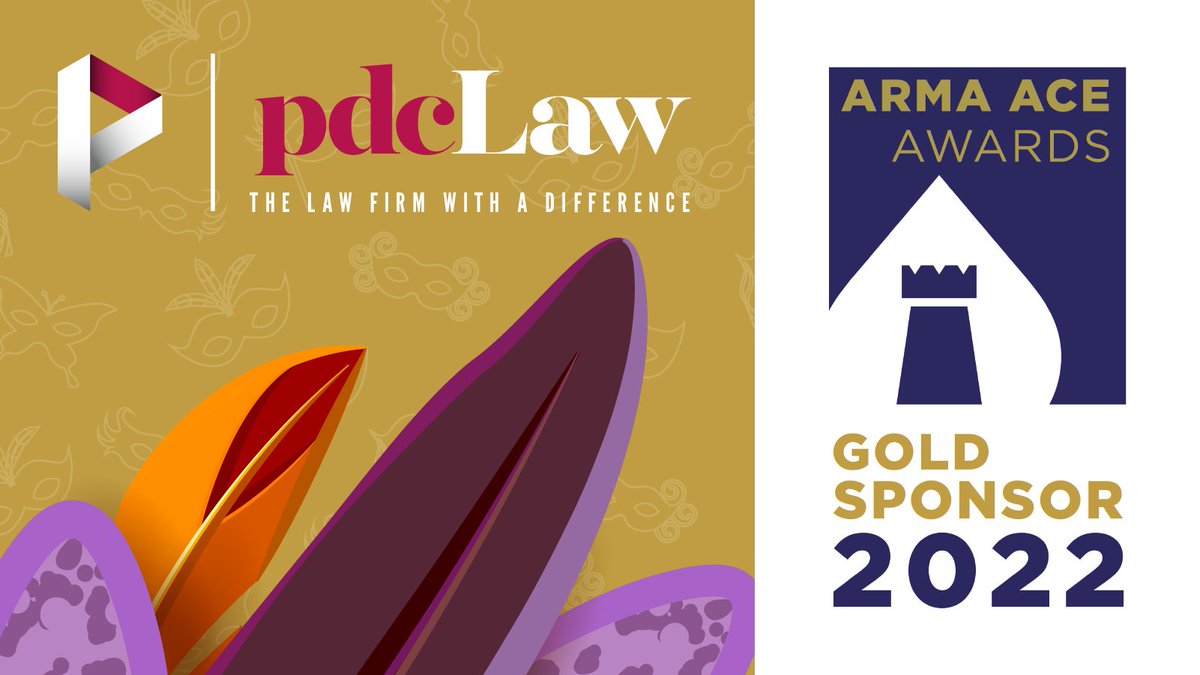 PDC Law are proud sponsors of this years @ARMAleasehold ACE AWARDS on 17th June. Keep your eyes peeled over the next week for a sneak peak on what PDC Law are sponsoring and maybe even a little chance to win a prize #ACEawards22