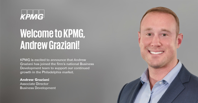 MBTimony's tweet photo. Congratulations, Andrew! It's great to have you join our @KPMG_US team. #KPMG #KPMGcareers https://t.co/KDGcEtC89F https://t.co/SYpgNHCknX