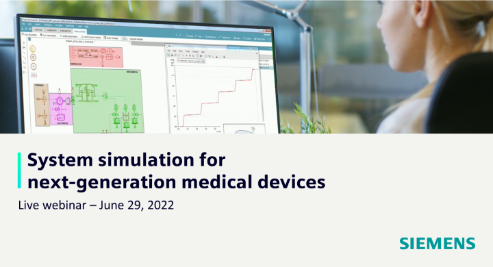 Your medical device has mechanical, electrical, fluids, thermal, and control systems. How can you predict its overall performance? sie.ag/3GY3blY

➡️ Join us for a webinar on June 29 to find out more.

#Simcenter #MedicalDevices #Simulation