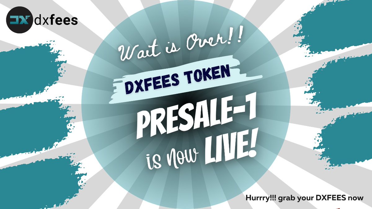 UnifeesToken's tweet photo. Ultimately, the most awaited moment has arrived!!! 
Exclusive $FEES holders Presale-1 is live now. 
Go!! Grab your $DXFEES tokens fast.
Presale Price 1 DXFEES = 500 Zil 
Buy here- https://t.co/CD0iN2oACk 
Let's see who has the quickest fingers.
@UnifeesDex @zilliqa #DXFEES https://t.co/pakLimmlQi