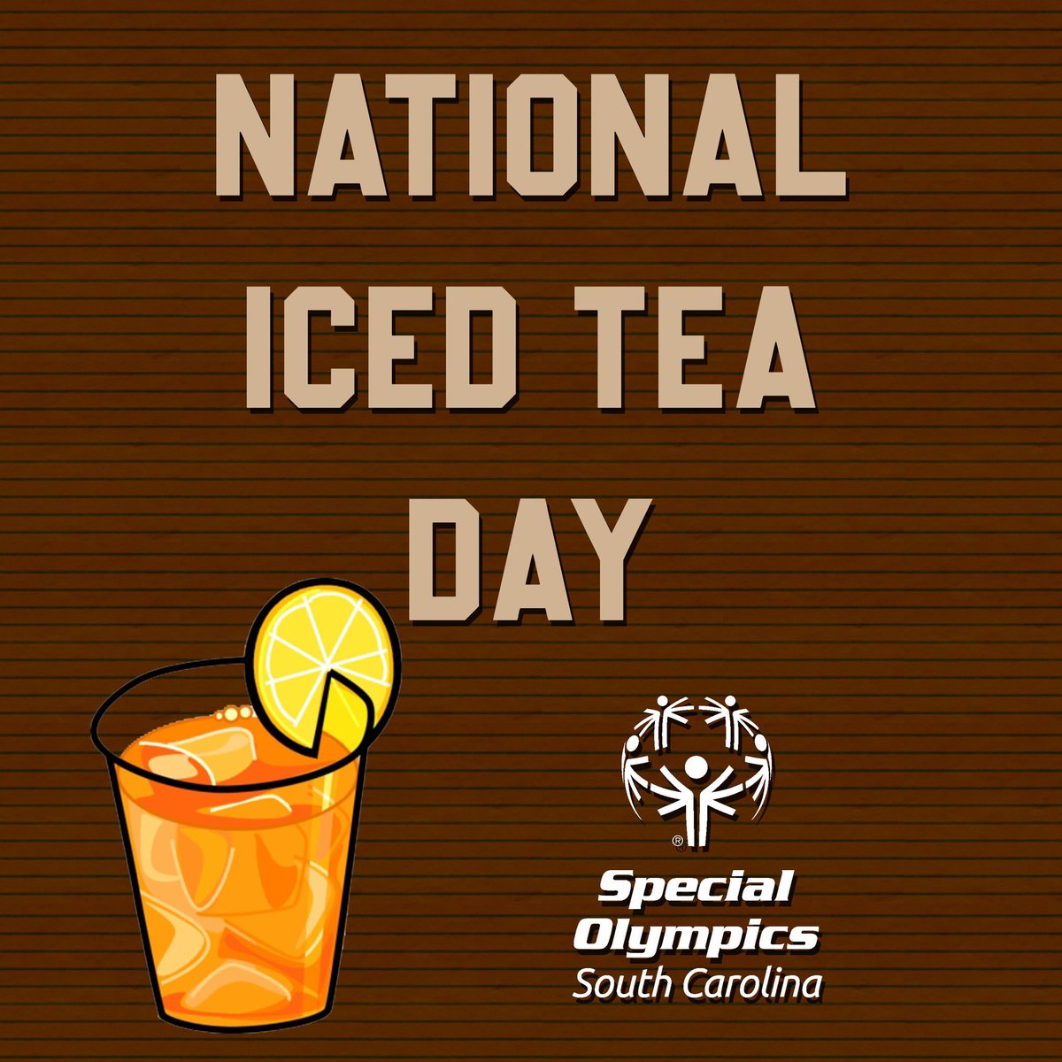 Enjoy the always tasty refreshment and be a good southerner and add some sugar! It's #NationalIcedTeaDay! #IcedTeaDay