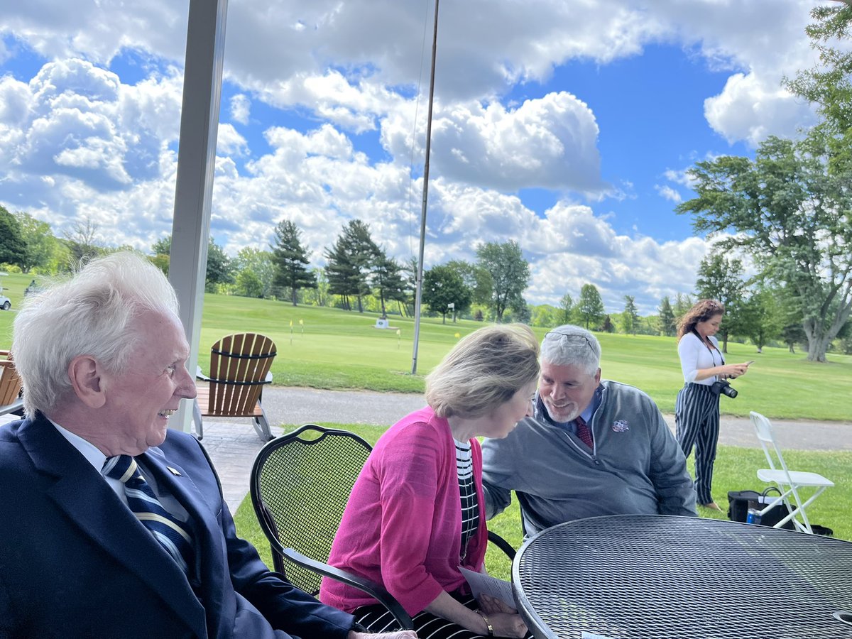 HiltonCadets's tweet photo. Great to have Denny and Kathy Fries at the awards luncheon named after him. and @NYSAAA6 2022 Hall of Fame inductee Pete Shambo. President of Chapter 5 Jon Mastin opening up for our Dennis E. Fries Chapter 5 Awards Luncheon. #OneChapter #OneState #EducationBasedAthletics https://t.co/ZG5SXhp6Io