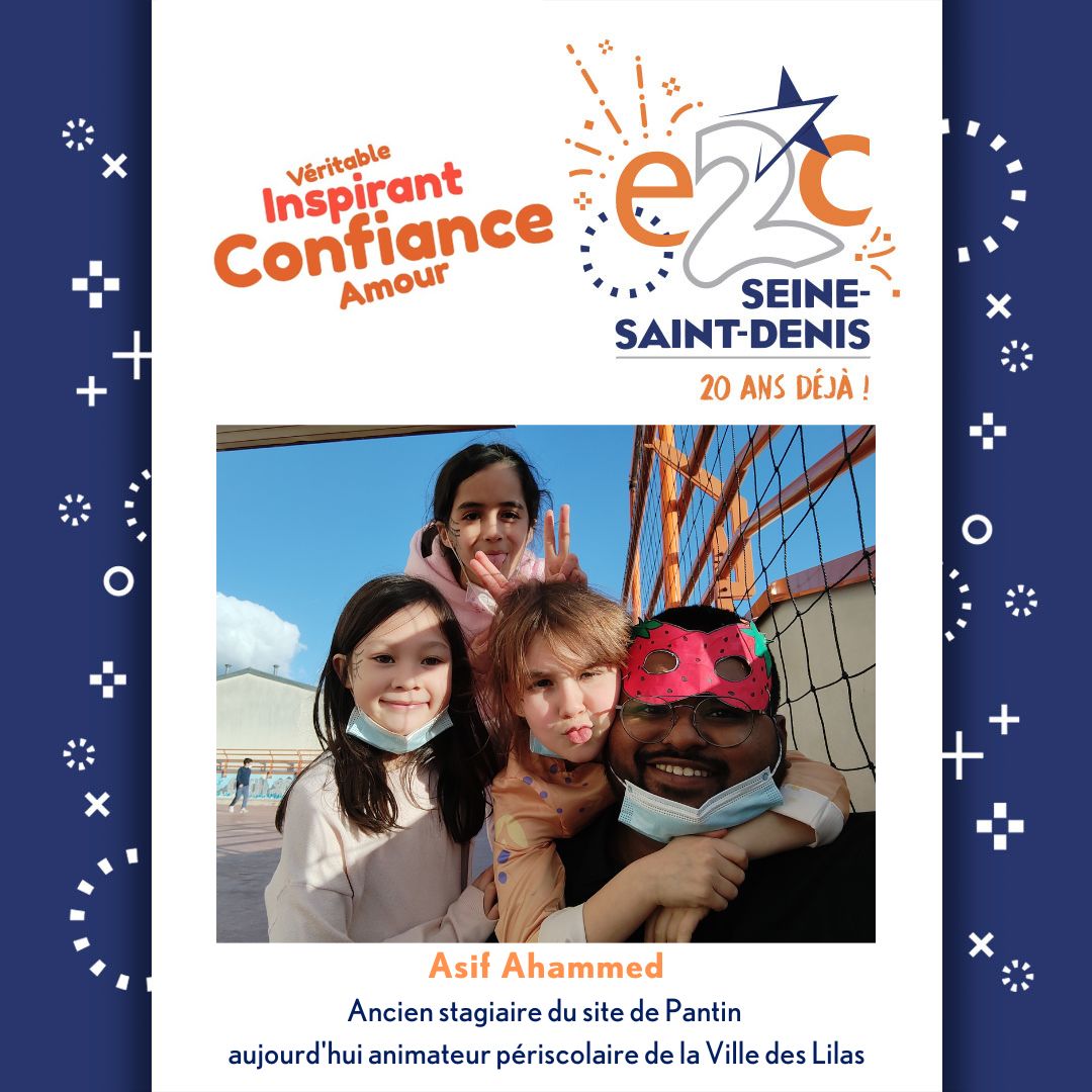 E2C_93's tweet photo. 🎉 𝗟’𝗘𝟮𝗖 𝟵𝟯 𝗳𝗲̂𝘁𝗲 𝘀𝗲𝘀 𝟮𝟬 𝗮𝗻𝘀 🎉
" Je veux remercier M. Oliver et Mme Johanna. Merci à tous mes professeurs de l’E2C93 de Pantin et merci à tous.”
𝗔𝘀𝗶𝗳 𝗔𝗵𝗮𝗺𝗺𝗲𝗱

# E2C93 #E2C #ecole #deuxièmechance #anniversaire #formation #education #93 https://t.co/iIxPQZsFTy