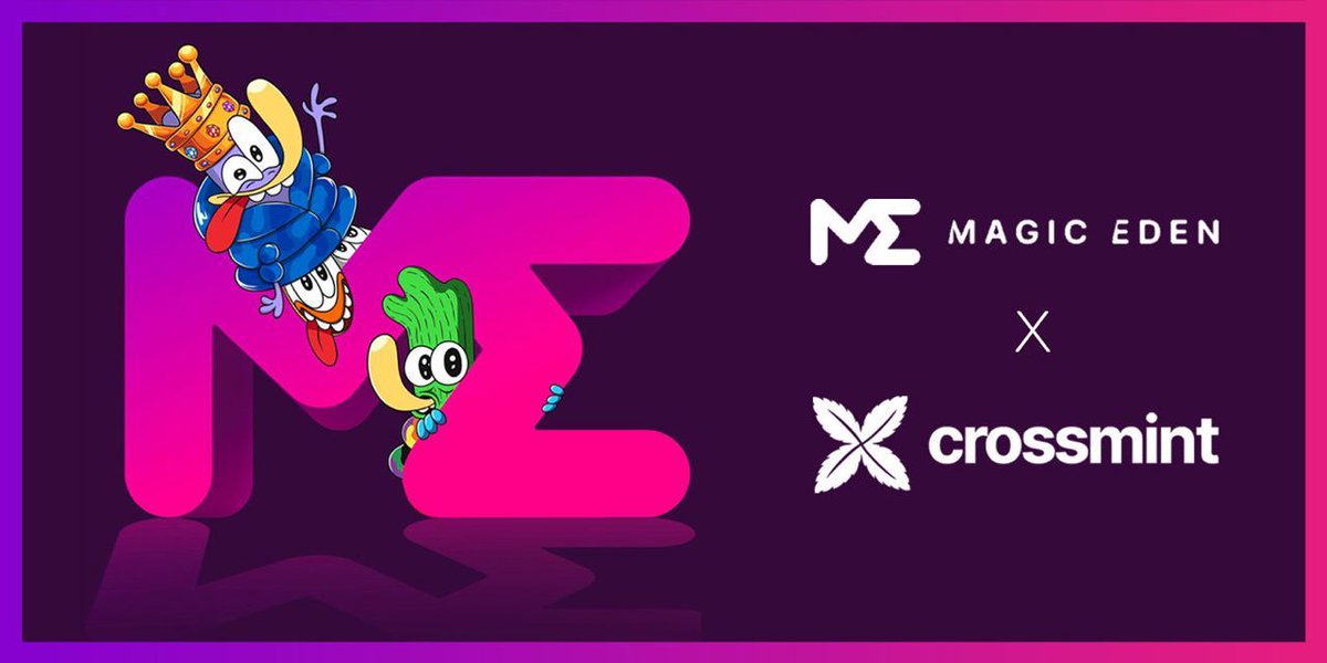 MagicEden's tweet photo. CROSS-CHAIN BALLERS 💎💎💎
 
Through a partnership with @crossmint_io, Magic Eden will enable an allowlist of users to mint a portion of the @BubblegooseXYZ collection using a Metamask wallet &amp; paying in $ETH for their mint on 6/13 👀

We're ready for @WAGMIBeach 💥💥 https://t.co/PUAzvEtBqb