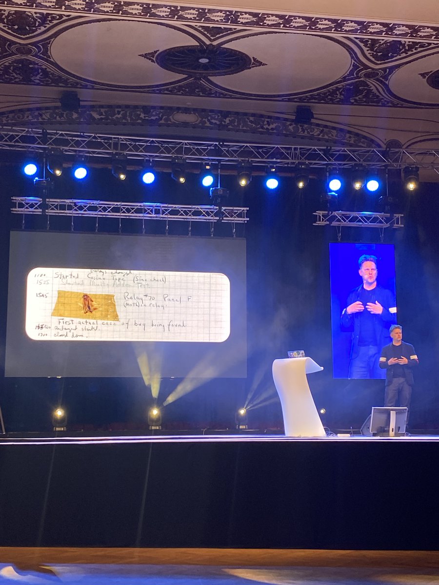 Ha. The first ever bug found was literally a moth! <a href="/dcuthbert/">Daniel Cuthbert</a>  #WebExpo