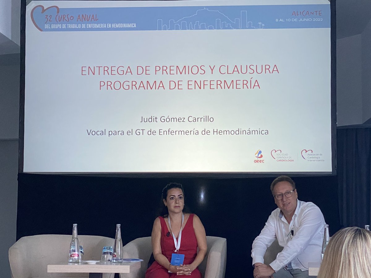 che24che24's tweet photo. Llegamos a la entrega de premios y clausura del programa de enfermería #ACISEC22 #enfermeriahemodinamica #enfermeria https://t.co/0CYmJy2JY5