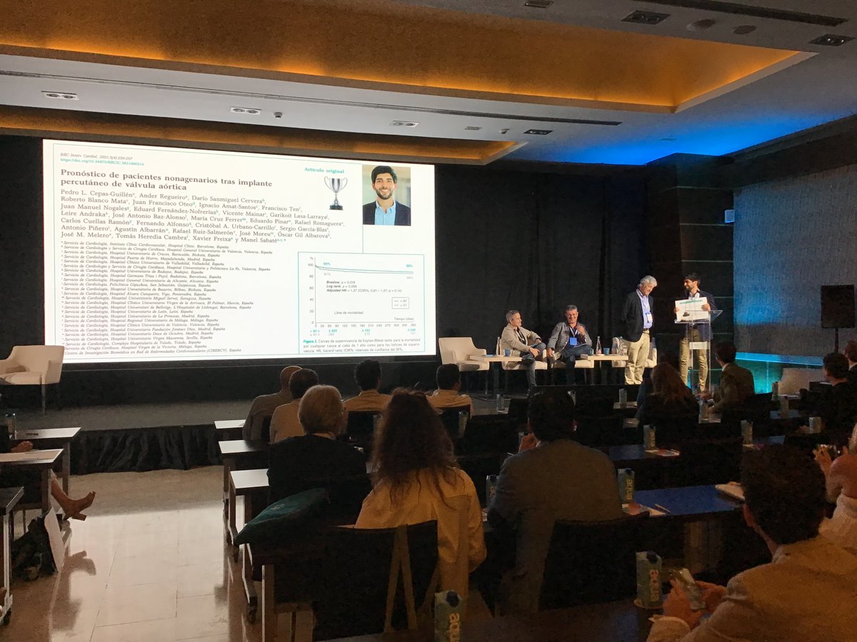 secardiologia's tweet photo. #ACISEC22 Segundo Premio al mejor artículo publicado en REC: Interventional Cardiology, de Pedro L. Cepas-Guillén (@pedro_cepas), et al.
@revespcardiol #recintervcardiol
https://t.co/ETaNRR4WVf https://t.co/4ZzgLUPmje