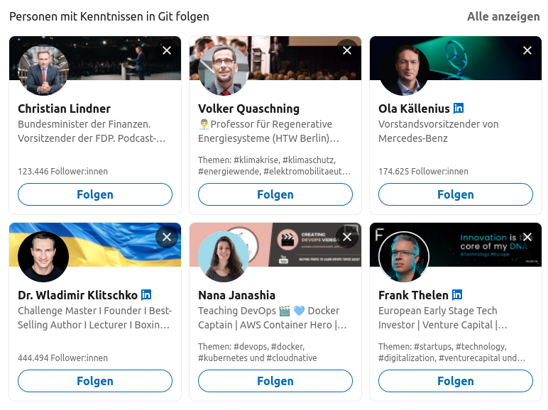 IngoSteuwer's tweet photo. Meine aktuellen Empfehlungen auf Linkedin zum Thema "Kenntnisse in Git". Ich lass das mal so stehen. https://t.co/An1yW0XQg4