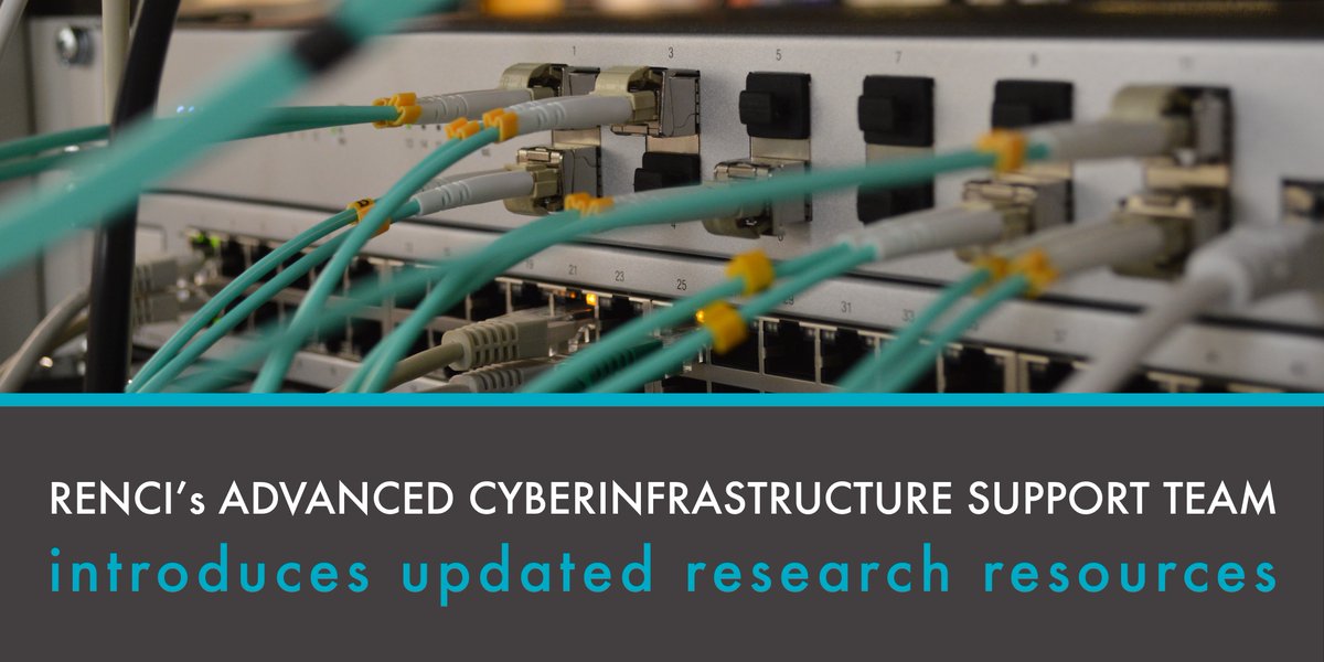 RENCI's tweet image. RENCI&apos;s #AdvancedCyberinfrastructure Support team works to provide efficient resources for our researchers. The team has recently introduced several new features that support researchers in successfully producing results from their #computingresearch.

renci.org/blog/rencis-ad…