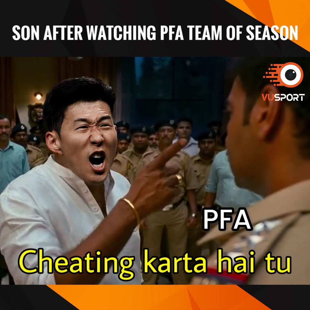 VUSportOfficial's tweet photo. 23 goals scored (without a single Penalty), Golden Boot, Took Spurs to Top 4. What else could have Son done to earn his spot? 🤨

#heungminson #nomane #PFAawards 

@PLforIndia @Spurs_India @tacklefromb https://t.co/10ESSHguRn