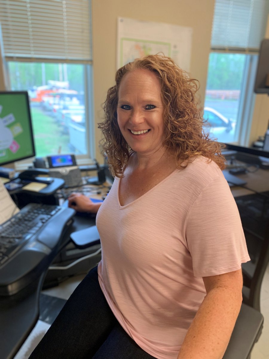 cmpco's tweet photo. Meet Janelle, a line clerk in Dover-Foxcroft! Janelle has been helping our customers #PowerOn for nearly 20 years at CMP. #IAMCMP https://t.co/2rOqrE4Sa0