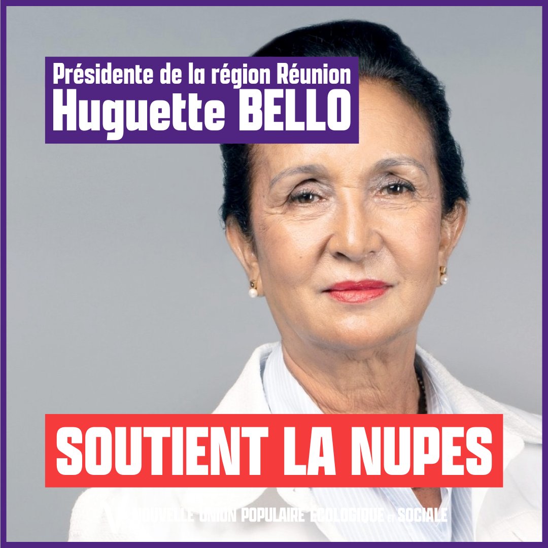 ✌️ @HuguetteBello soutient la #NUPES ! #VcommeVictoire