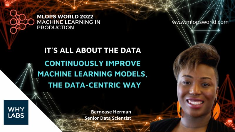 WhyLabs's tweet image. @Bernease&apos;s hands-on workshop starts in 30 minutes! If you&apos;re at #MLOpsWorld2022, join us at 1:00pm EST in Osgoode West. 

#AI #MLOps #AIObservability #MLMonitoring #DataOps