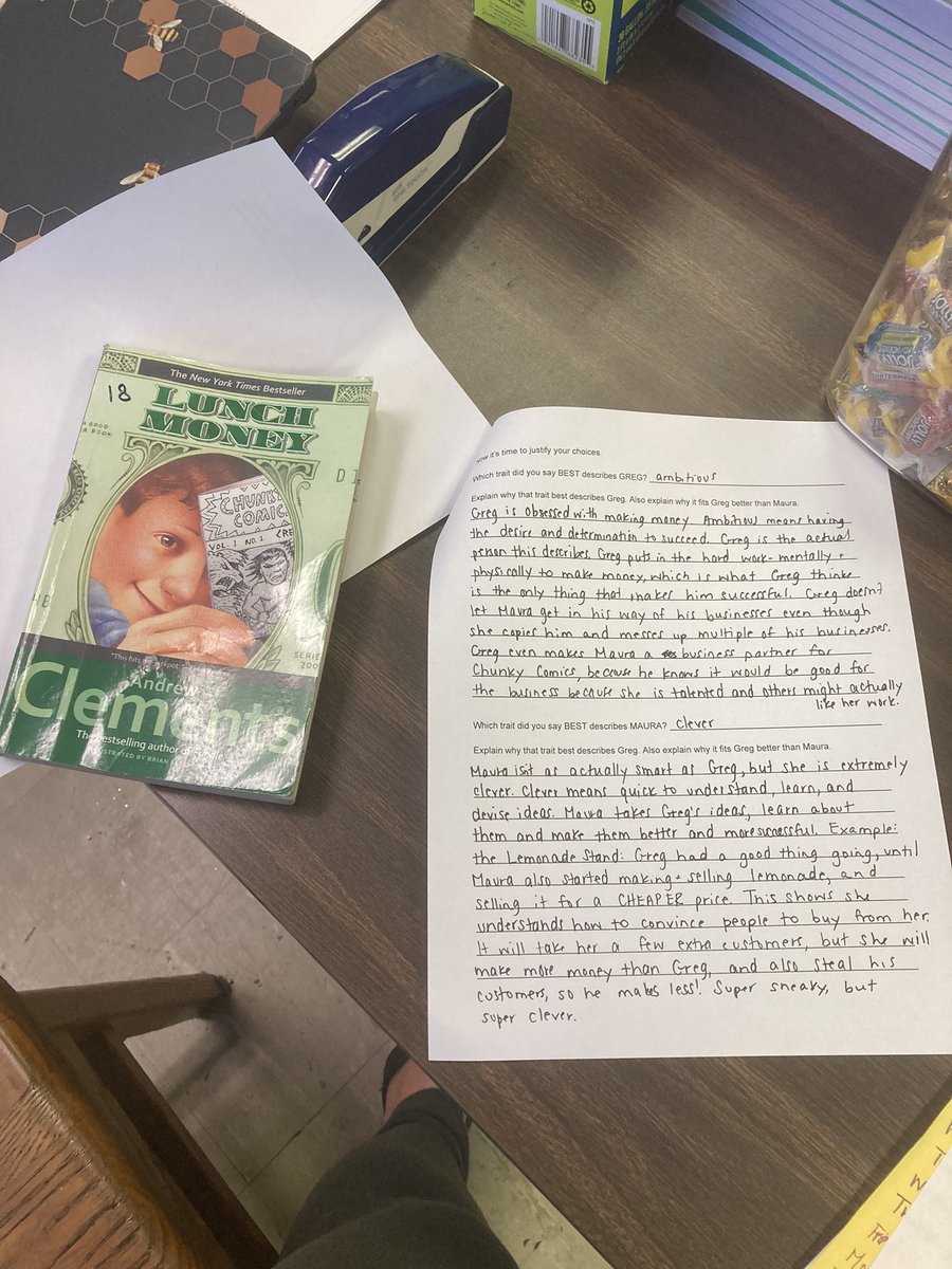 misshteaches4's tweet photo. Debate day!!! One of my favorite things we do all year. CONVINCE me and change my mind. #4thgrade #andrewclements #future #criticalthinking https://t.co/gabw751o3a https://t.co/Ta03htCt9K
