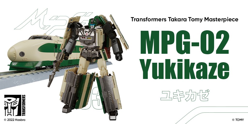 HasbroPulse's tweet photo. This #FanFirstFriday is off the rails with the #Transformers #TakaraTomy Masterpiece MPG-03 Yukikaze figure, imported directly from Japan in its original packaging! Available for pre-order NOW on #HasbroPulse in the US thru June 27th! https://t.co/8xQkTXI7gU